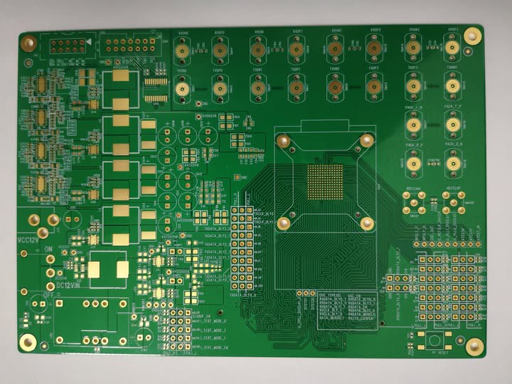 10 Layers PCB With Backdrill And Via in Pad