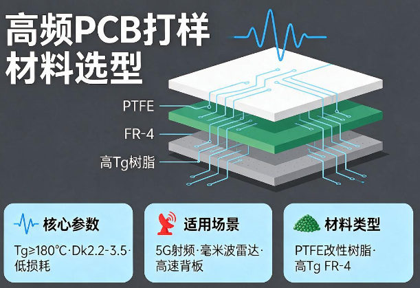 高频PCB打样材料选型，如何避免量产阶段性能漂移？